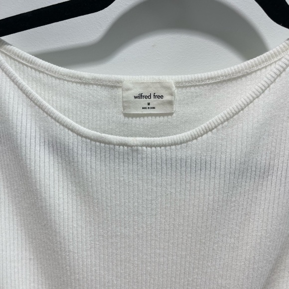 Aritzia/wilfred free white cutout dress - Picture 2 of 5